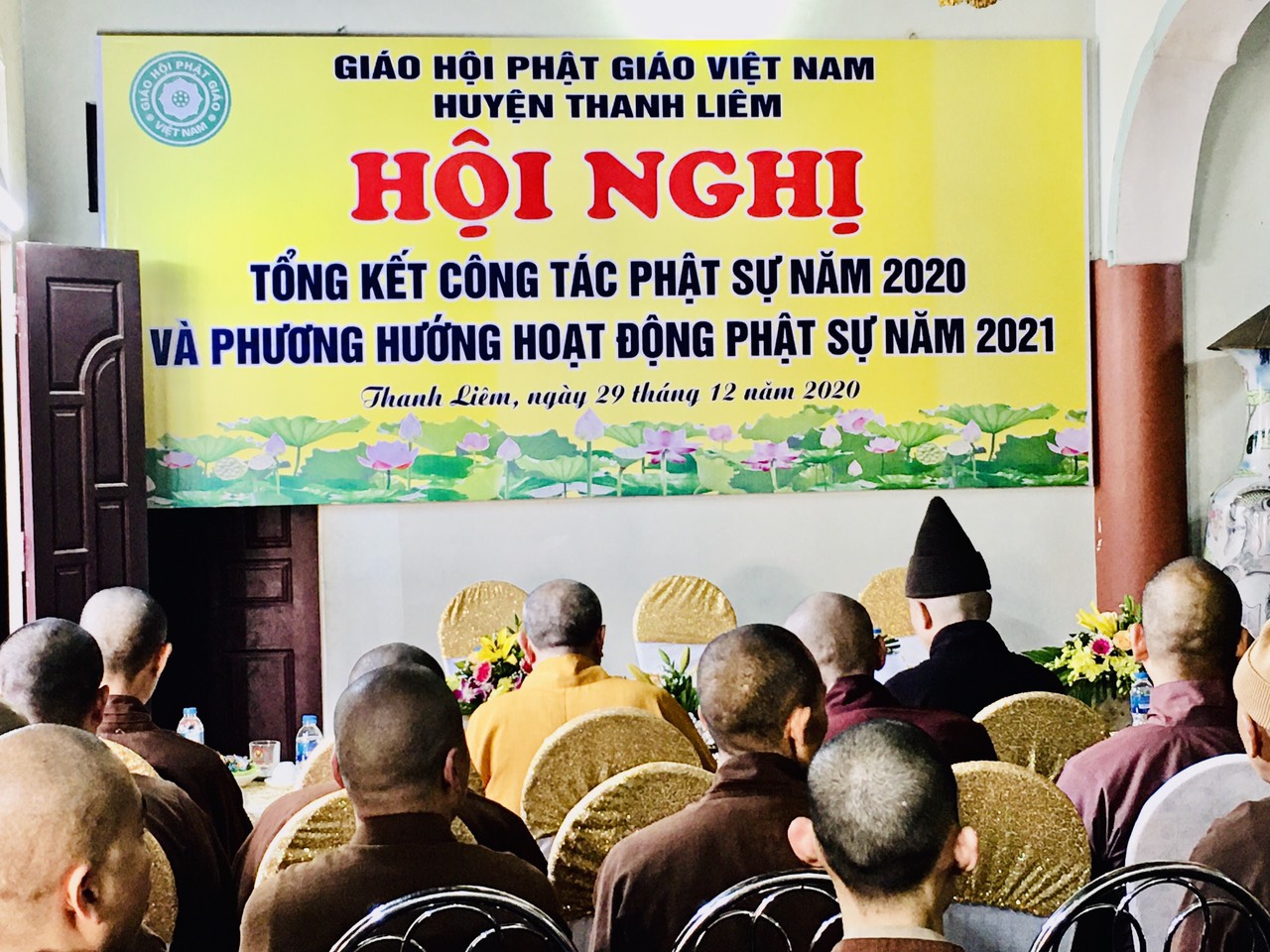 Huyện Thanh Liêm: Ban Trị sự Phật giáo huyện tổng kết công tác Phật sự năm 2020