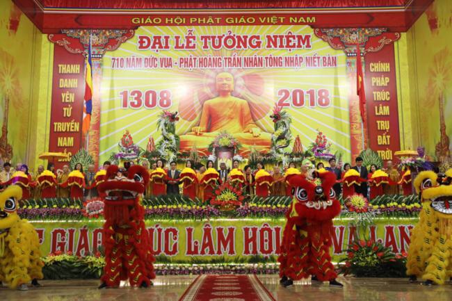 QUẢNG NINH: Lễ tưởng niệm 710  Phật hoàng Trần Nhân Tông nhập niết bàn.