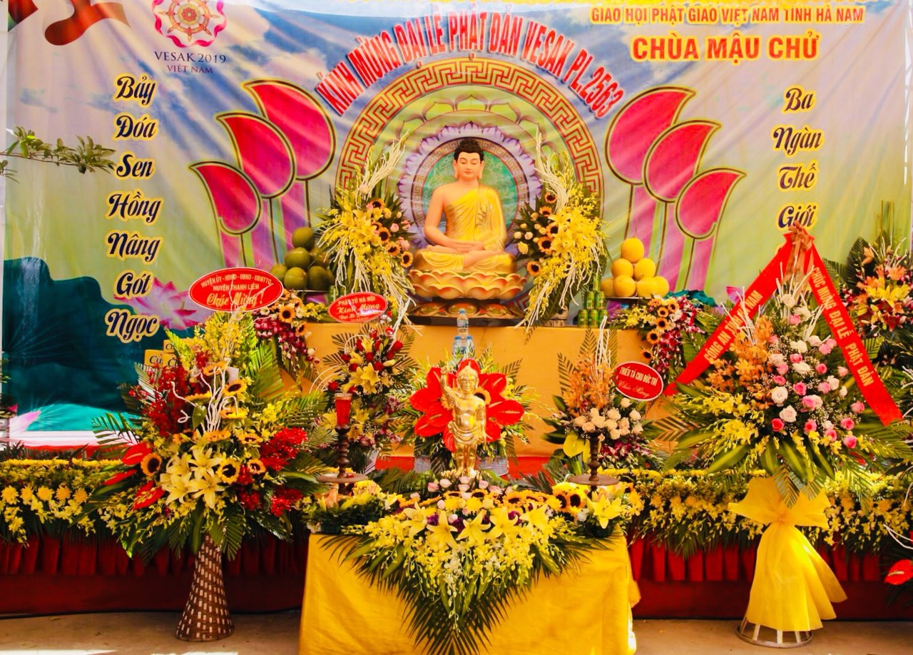 Thanh Liêm: Chùa Mậu Chử tổ chức Đại lễ Phật đản PL.2563 - DL.2019